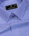 Norev Blue Jacquard Premium Giza Shirt