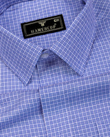 Norev Blue Jacquard Premium Giza Shirt