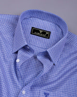 Norev Blue Jacquard Premium Giza Shirt