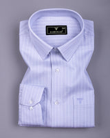 Orian LightGray Dobby Stripe Premium Giza Shirt