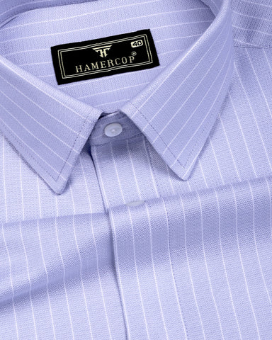Orian LightGray Dobby Stripe Premium Giza Shirt