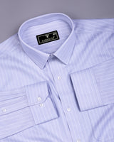 Orian LightGray Dobby Stripe Premium Giza Shirt