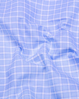 Arova SkyBlue Check Premium Giza Shirt