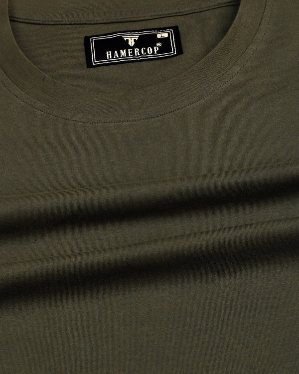 Olive Green Super Soft Premium Cotton T-Shirt