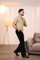 Mornik Light Pista Knitted Cotton Polo T-Shirt