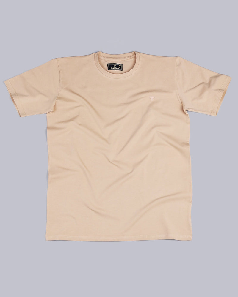 Clay Cream Super Supima Premium Cotton T-Shirt