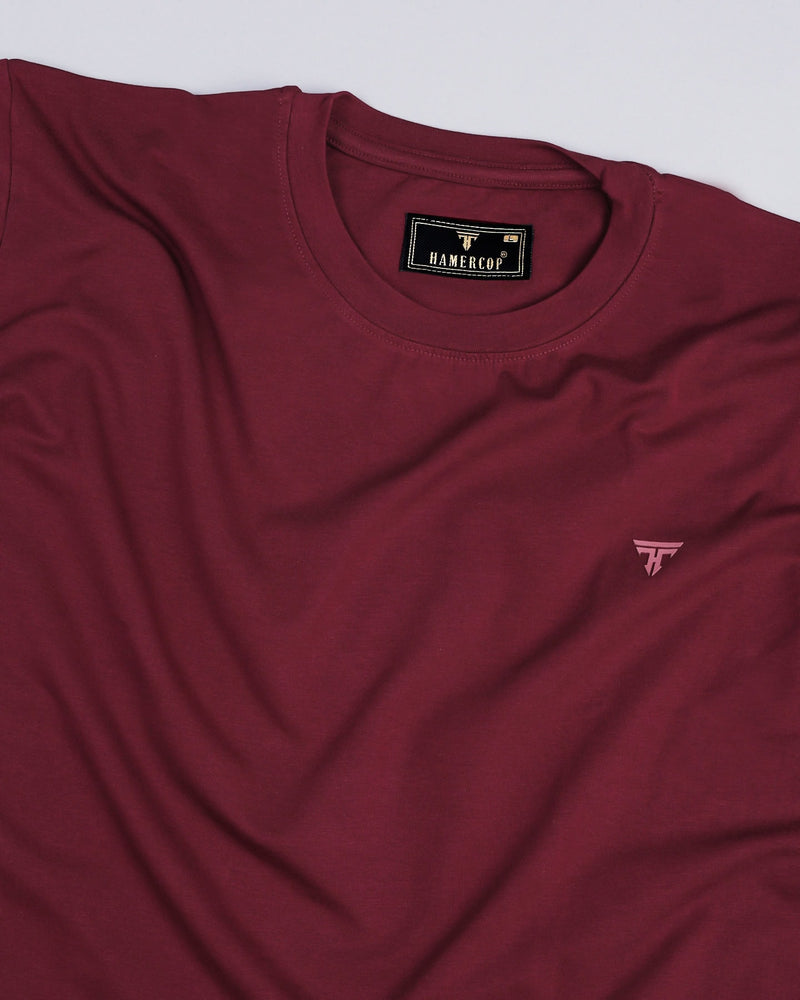 Garnet Maroon Super Supima Premium Cotton T-Shirt