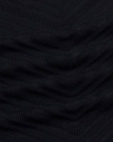 Ferrara Midnight Black Knitted Cotton Polo T-Shirt