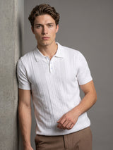 Wonder Snow White Knitted Cotton Polo T-Shirt