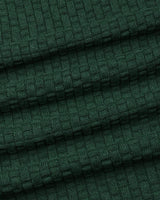 Infinite Fern Green Knitted Cotton T-Shirt