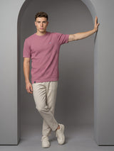 Infinite Onion Pink Knitted Cotton T-Shirt