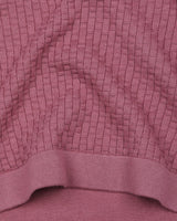 Infinite Onion Pink Knitted Cotton T-Shirt