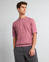 Limon Onion Pink Knitted Cotton T-Shirt