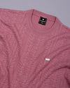 Limon Onion Pink Knitted Cotton T-Shirt