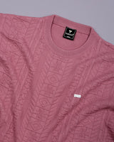 Limon Onion Pink Knitted Cotton T-Shirt