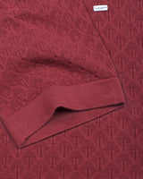 Kernel Carrot Red Knitted Cotton Polo T-Shirt