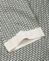 Loomiza Cream With Green Knitted Cotton Polo T-Shirt