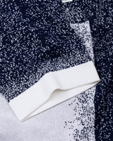 Bloom Navyblue With White Knitted Cotton T-Shirt