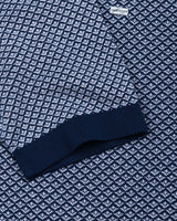 Formin Blue Knitted Cotton Polo T-Shirt