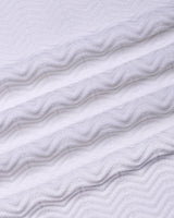 Ternary Black And White Knitted Cotton Polo T-Shirt