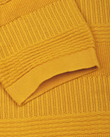 Venus Yellow Knitted Cotton Polo T-Shirt