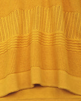 Venus Yellow Knitted Cotton Polo T-Shirt