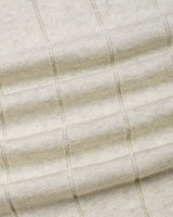 Drongo White Melange Knitted Cotton Polo T-Shirt