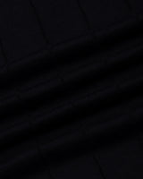 Drongo Black Knitted Cotton Polo T-Shirt