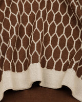 Walrus Brown Knitted Cotton Polo T-Shirt