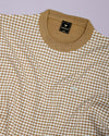 Niron Cream With White Knitted Cotton T-Shirt