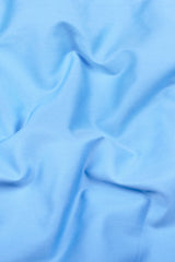 Rainbow sky blue satin cotton shirt