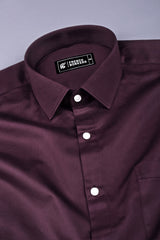 Rainbow wine satin cotton shirt