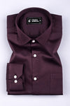 Rainbow wine satin cotton shirt