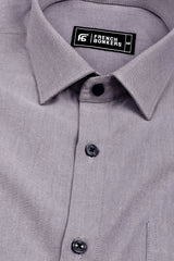 Grey oxford cotton shirt