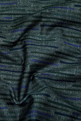 Green Stick Printed Cotton Shirt