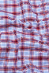 Sky Blue With Multicolor Check Cotton Shirt