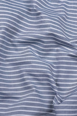Smoke Grey With White regency Stripe Shirt