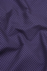 Leon Blue Printed Cotton Shirt