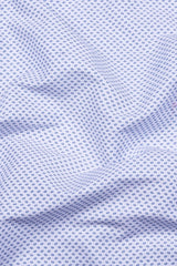White with Blue Rhombus Shape Printed shirt