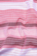 Velvet Rose With White Oxford Stripe Shirt
