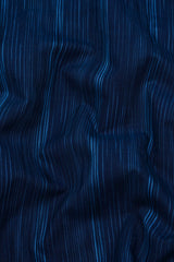 Aquablue With Navyblue Shaded Stripe Shirt
