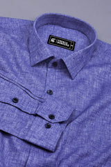 Blue Two Shaded Cotton Shirt