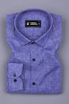 Blue Two Shaded Cotton Shirt