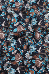 Trooper Sea Wale Printed Cotton Shirt