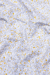 White With Yellow Sprinkle Printed Shirt