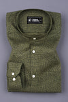 Green Random Line Printed Shirt