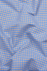 Atlantic Blue with brown Gingham Check Shirt