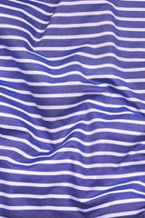 Storme Blue with White Vintage Stripe Shirt
