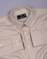 Laven Cream Jacquard Premium Giza Shirt