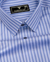 Belric Blue Stripe Premium Giza Shirt